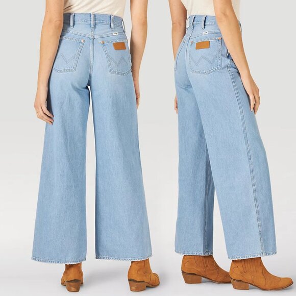 NWT Wrangler Worldwide 611 Wide Leg Crop Jeans Plus Size 33 - Picture 3 of 14